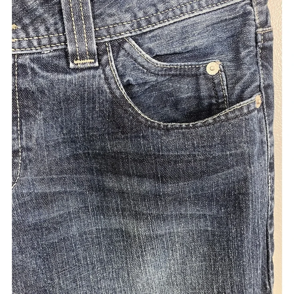 Vintage Guess Riviera‎ Flare Women's size 29 Dark Wash Blue Denim jeans Y2K
